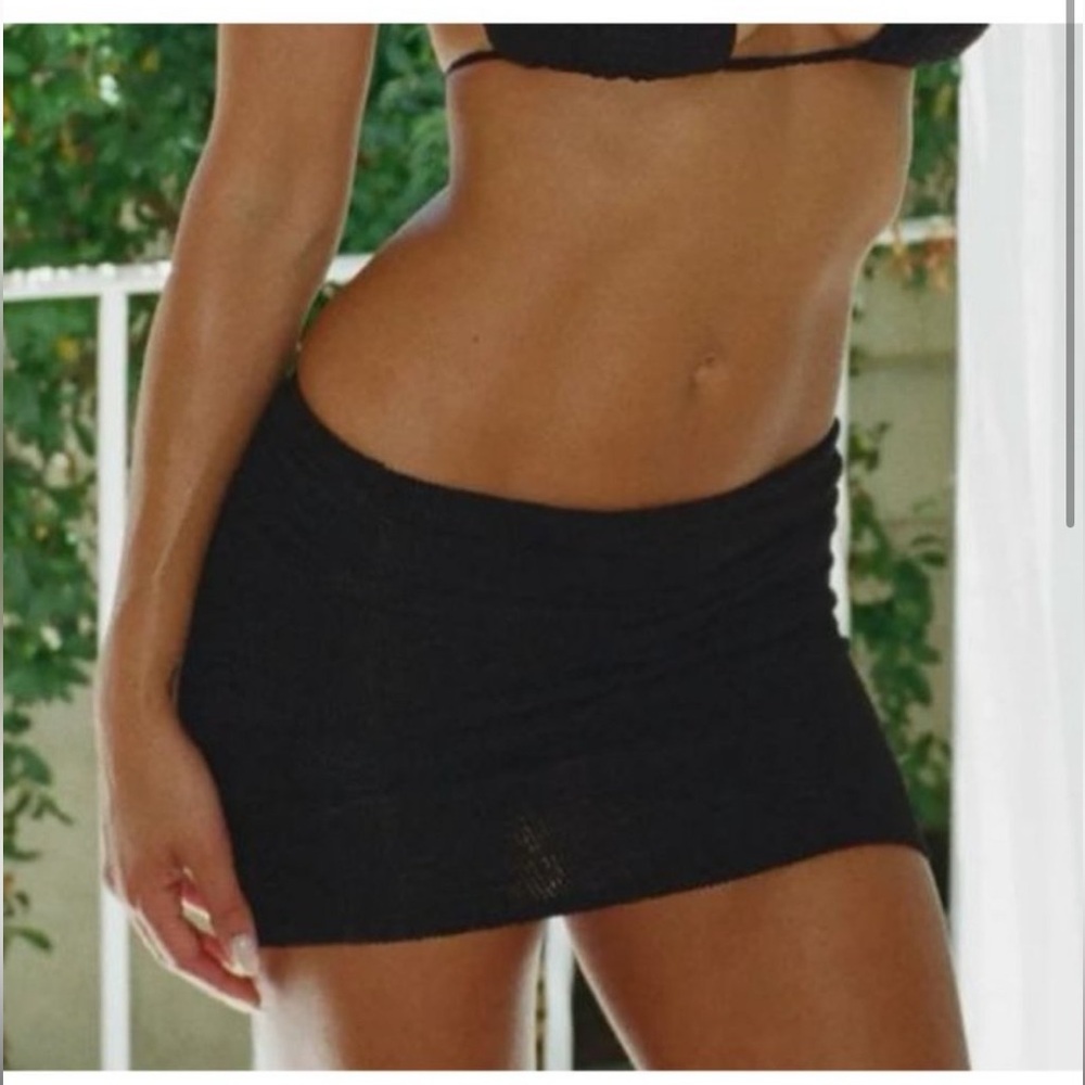 Monday swimwear crinkle skirt